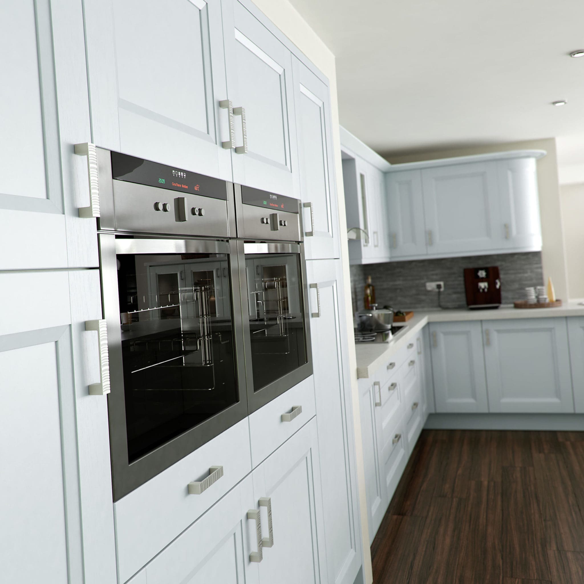 Chamfered Shaker Painted Light Blue