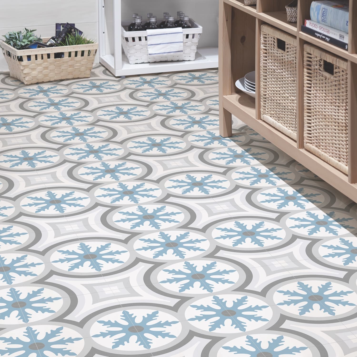 Patterned Floor Tiles