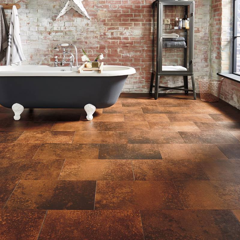 Warm Browns, Coppers & Terracotta Floors