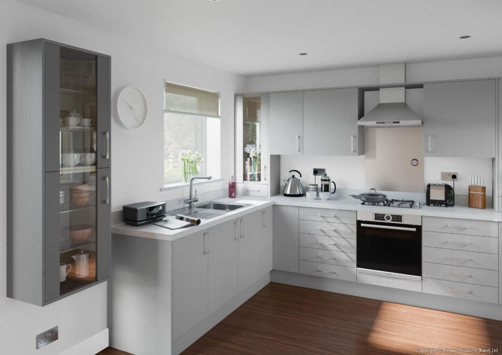 Photograph of a kitchen