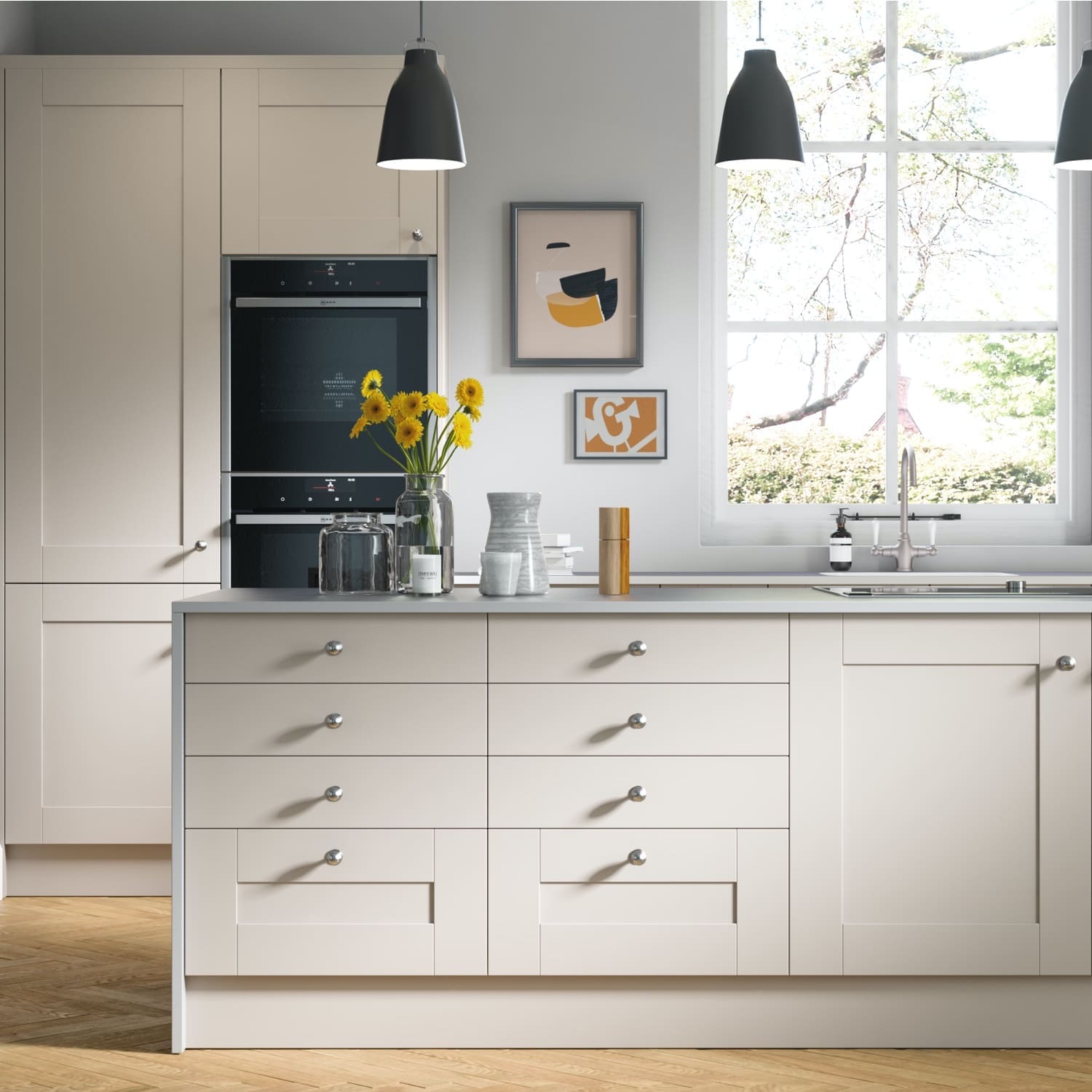 White & Neutral Shade Kitchens